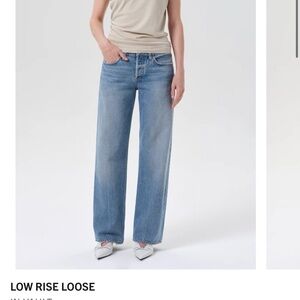 Agolde Low Rise Loose